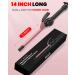 YEEGOR 1/2 Inch Thin Curling Iron for Short Hair | Ceramic Tourmaline Barrel with LCD Display & Heat Resistant Glove - Buy Online on GoSupps.com