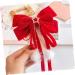 MAGICLULU 1pc Hair Accessories Girl Hair Clips Satin Hairpin Barrettes for Hair Christmas Bow Hairpin Satin Hair Clips Bowknot Hair Clips Tiara Bow Tie Ribbon Red Flocking Child - Buy Online on GoSupps.com