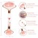 Rose Quartz Roller - Natural Face Massager for Puffiness Lymphatic Drainage & Wrinkle Rejuvenation | International Shipping Available - Buy Online on GoSupps.com