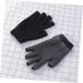 Ipetboom 2 Pairs Moisturizing Gloves Black Gloves Whitening Glove Spa Glove Hydrating Glove Gel Gloves Mositurizing Glove Fingerless Apparel - Buy Online on GoSupps.com