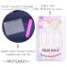 Glossy Press on Toenails - Chic Solid Color Fake Toenails - Short Full Cover Nail Tip - Square Clip on Toenails - Beach Sand Feet Nails - 24Pcs (White) - Buy Online on GoSupps.com