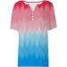 biJerou Women's Fashion Casual Patchwork Short Sleeve T-Shirt - Camouflage & Hot Pink - XL - Buy Online on GoSupps.com