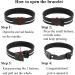 Men's Custom Sport Medical Alert Bracelet - Personalized SOS Safety Wristband for Runners - Black Silicone Medic ID Bracelet - Buy Online on GoSupps.com