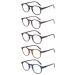 5 Pack Reading Glasses Round Frame Blue Light Blocking Glasses Spring Hinge Readers for Women and Men Stylish Eyewear… (5 color assorted, 2.75) 5 Color Assorted 2.75 x