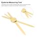 Adjustable Eyebrow Ruler - Accurate Positioning Stainless Steel Brow Measuring Tool | Gold Design | Perfect for Precision Grooming - Buy Online on GoSupps.com