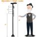 Folding Cane with LED Light - Adjustable Walking Stick for Men and Women - Elderly Walking Cane with Cushion T Handle and Pivoting Quad Base - Ideal for Hiking and Backpacking - Buy Online on GoSupps.com