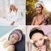 Spa Headband Puffy Makeup Headband Facial Headband Sponge & Terry Towel Cloth Yoga Sports Shower Hairband Head Band for Girls & Women for Skincare Face Washing Makeup Removal Facial Mask Purple - Buy Online on GoSupps.com