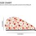 Hair Towel Wrap - Quick Drying Towel Turban with Button | Floral Daisy & Ladybug Design - Buy Online on GoSupps.com