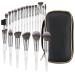 Magefy Professional 22 PCs Makeup Brush Set - Essential Cosmetic Brushes for Foundation & Eyeshadow with PU Leather Bag - International Shipping Available - Buy Online on GoSupps.com