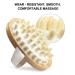 Massage Brush & Scalp Spa Massager - Wood Body Brush for Muscle Relaxation & Cellulite Care | International Shipping Available - Buy Online on GoSupps.com