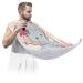 Beard Bib Apron Beard Bib Hair Catcher for Men Shaving and Trimming Non-Stick Waterproof Beard Cape Grooming Cloth Elephant Butterfly Flower