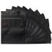100 Pack Mylar Bags - 3.3 x 5.1 Inch Resealable Smell Proof Bags Foil Pouch Bag Flat Bag Matte Black 3.3x5.1 Inches Black