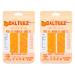 Salteez Seltzer Strips: Sweet & Sour Peach Flavor Strips That Stick to Your Bottle Can or Cup - For a Perfectly Dressed Seltzer Anytime Anywhere! (Sweet & Sour Peach 2 Pack) Sweet & Sour Peach 2 Pack