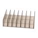 Eyeshadow Palette Makeup Organizer 7 Sections Transparent Makeup Holder Eyeshadow Storage Holder Plastic Eyeshadow Palette Pallet for Bathroom Countertops Vanities