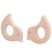 Beech Wooden Bird Teething Toys Set for Natural Pain Relief - 5 Pcs DIY Baby Teether Handiwork Accessory - Buy Online on GoSupps.com