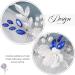 Yean Silver Bridal Hair Comb with Blue Crystal Leaf - Wedding Hair Accessories for Women and Girls - Buy Online on GoSupps.com