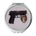 YENDOSTEEN Mirror Compact Mirror pistol annies Round Mirror sig badge pocket mirror portable mirror