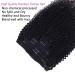 Curly Clip In Human Hair Extension 3C 4A Kinky Curly - 14 inch Brazilian Remy 8Pcs 120g/Set - Buy Online on GoSupps.com