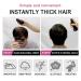 Sevich Hair Fibers - Instantly Conceal Thinning Hair with Natural Keratin - Dark Brown 25g - Buy Online on GoSupps.com
