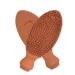 YNR Natural Clay Terracotta Handmade Foot Scrubber for Hard Dead Dry Cracked Heels - 3 in 1 Multi-Function Natural Feet Scrubber Dead Skin Foot Pumice Stone for Skin Exfoliation
