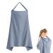 Blue Nursing Cover & Scarf for On-the-Go Moms | 75x95 CM Nursing Apron - Buy Online on GoSupps.com