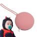 Voihamy Dark Pink Silicone Pacifier Holder & Travel Bag - Waterproof Storage for Small Objects - Buy Online on GoSupps.com