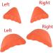 2 Pairs Shoe Inserts - Make Shoes Smaller Toe Filler & Spacers for Loose Shoes (Orange - Buy Online on GoSupps.com