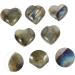 5pcs Love Crystal Stone Celestite Gemstone Heart GemsChakra Work Desk Decor Yoga Ornament House Ornaments Stone Decor Desktop Stone Adorn Stone Desktop Decor Balance Suite Stone Crystal Reiki - Buy Online on GoSupps.com