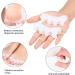 KJ BN Toe Corrector for Hallux Valgus - 2 Pairs for Men & Women - White & Skin Color Options | International Shipping - Buy Online on GoSupps.com