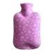 Maies durable heat pocket Large one-sided flannel fabric cover for hot water bottles rubber heat bottle Removable cover water-filled hot water bottle