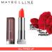 Maybelline Color Sensational Creamy Matte Lipstick - All Fired Up 0.15 oz - Buy Online on GoSupps.com
