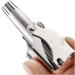OUSIKA Nose Hair Trimmer for Men - Stainless Steel Manual Nose & Ear Hair Shaver Washable & Easy to Use - Perfect Grooming Tool - Buy Online on GoSupps.com