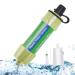 Lixada water filter 5000l mini water filter for outdoor camping straw drinking water filter water filtration system water cleaner for emergency prevention camping travel green