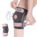 MAYKI Knee Brace with Patella Gel Pad for Women 1 PCS Adjustable Breathable Knee Supports for Arthritis/Ligament Damage Running/Weight Lifting One Size Grey & Pink 1