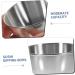 Ciieeo 30 Pcs Stainless Steel Saucer Sauce Containers Ketchup I Am Willow Tomato Paste Tomato Sauce Small Bowls Appetizer Plates Container Pudding Cups Set Salad Dressing Travel - Buy Online on GoSupps.com
