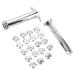 Stainless Steel Crowded Machine Polmer Clay Extruder Craft Gun Fondant Scuplture Tool Set Alloy Rotary Clay Extruder for Sculpting Crafting