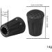 Hiking Poles Tips - Walking Stick Tips Rubber - Non-Slip and Shock Absorption Rubber Walking Stick Tips Black 11mm Diameter 30pcs - Buy Online on GoSupps.com