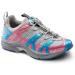 Dr. Comfort Refresh Women's Therapeutic Diabetic Extra Depth Shoe - Grey/Berry 5.5 Wide (C-D) | International Shipping Available - Buy Online on GoSupps.com