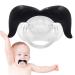 Woys Baby Schnuller - Portable Food-Grade Cute Pacifier with Fun Beard | Perfect Gift for Boys & Girls - Small Bare Binky for Teething - Buy Online on GoSupps.com