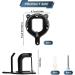 BoxoB Bridle Hooks - Set of 2 Metal Wall Brackets for Horse Saddles | Durable Black Pipe Design for Stable Barn & Saddle Room - Buy Online on GoSupps.com