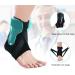 Chlffua Ankle Support Brace | Side Stabilizers & Cross Fixing Belt | Sports Injury Recovery | Sprain Relief | Arthritis Support | Foot Pain Relief | Black (M) | 1 Piece - Buy Online on GoSupps.com