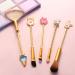Anime Alice in Wonderland Gold Makeup Brushes Set | Foundation Blending Powder Eye Shadow Contour Concealer Blush | Fairy Cosmetic Brush Tools - Buy Online on GoSupps.com