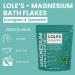 LOLE'S Zechstein Magnesium Chloride Bath Flakes with Eucalyptus and Spearmint 1 kg alternative to Epsom salt and magnesium sulfate relaxing magnesium bath for muscles and - Buy Online on GoSupps.com