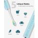 7am2m Sonic Electric Toothbrush with 6 Brush Heads for Adults and Kids Wireless Fast Charge One Charge for 60 Days 5 Modes with 2 Minutes Built in Smart Timer Electric Toothbrushes(Light Blue) No Travel Case Blue - Buy Online on GoSupps.com