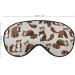 Cute Red Panda Sleep Mask - Adjustable Blindfold for Sleeping and Travel - Buy Online on GoSupps.com