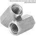10Pcs M8 Long Rod Nut Hex High Strength Hexagonal Sleeve Nut Standoff Threaded Fasteners for Industrial and Construction Fasteners(M8x20) - Buy Online on GoSupps.com