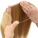 Buy 61 cm Smooth One Piece Human Hair Headband Extensions - 100g Remy Invisible Wire Dark Golden Blonde - Top Quality Hair Extensions for Women - Buy Online on GoSupps.com