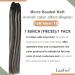 Buy Laavoo 12 Microring Tress Extensions - Real Hair Balayage Black Ombre Silver Easy Weft 50g Remy Human Hair Perfect for International Shipping - Buy Online on GoSupps.com