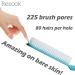 RENOOK Back Scratcher and Shower Brush - Large Curved Handle Scrubber for Adults, Men, Women, Kids - Dry Wet Brushing Backscratchers - Buy Online on GoSupps.com