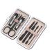 Nail Clippers Set Manicure Set Sharp and Durable Fingernail Clipper with Nail File Manicure Tools for Men Women (Color : Black A)